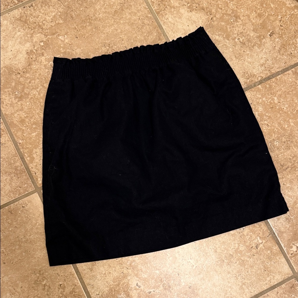 J. Crew Black Mini Skirt